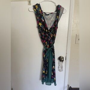 Modcloth Black and Patterned Sundress